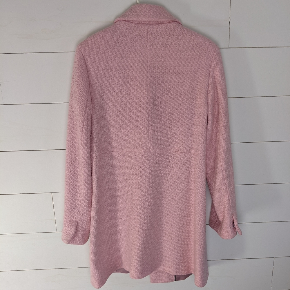 Lands' End Pink Toggle Coat - Picture 3 of 7